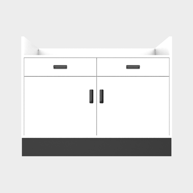 Deluxe Sales Counter w/ Recessed Top & Slatwall