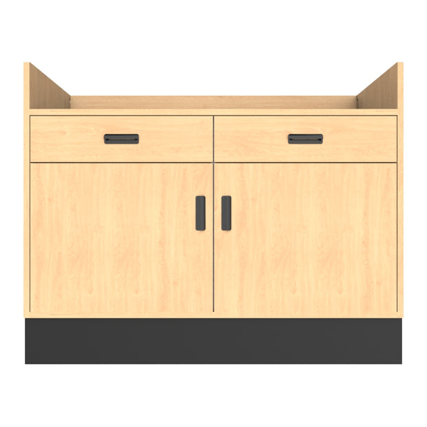 Deluxe Sales Counter w/ Recessed Top & Slatwall