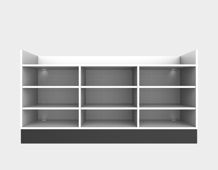 Sales Counter w/ Recessed Top