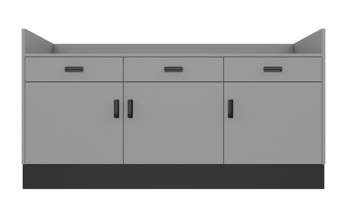 Deluxe Sales Counter w/ Recessed Top & Slatwall