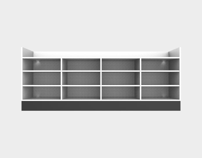 Sales Counter w/ Recessed Top