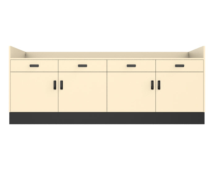 Deluxe Sales Counter w/ Recessed Top & Slatwall
