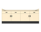 Deluxe Sales Counter w/ Recessed Top & Slatwall