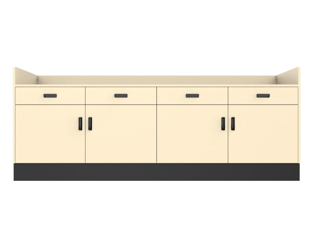 Deluxe Sales Counter w/ Recessed Top & Slatwall