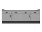 Deluxe Sales Counter w/ Recessed Top & Slatwall