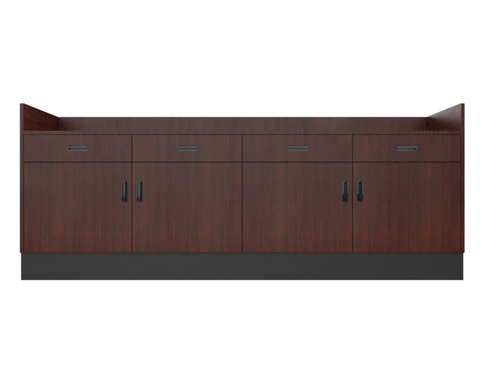 Deluxe Sales Counter w/ Recessed Top & Slatwall
