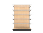 3 Sided End Cap w/Wire Shelves