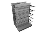 3 Sided End Cap w/Wire Shelves