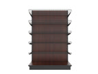 3 Sided End Cap w/Wire Shelves