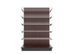 3 Sided End Cap w/Wire Shelves