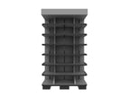 3 Sided End Cap w/Wood Shelves