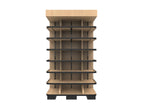 3 Sided End Cap w/Wood Shelves