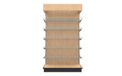 3 Sided End Cap w/Wire Shelves
