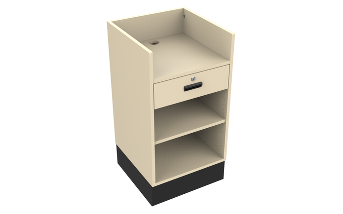 2' Sales Counter w/ Recessed Top