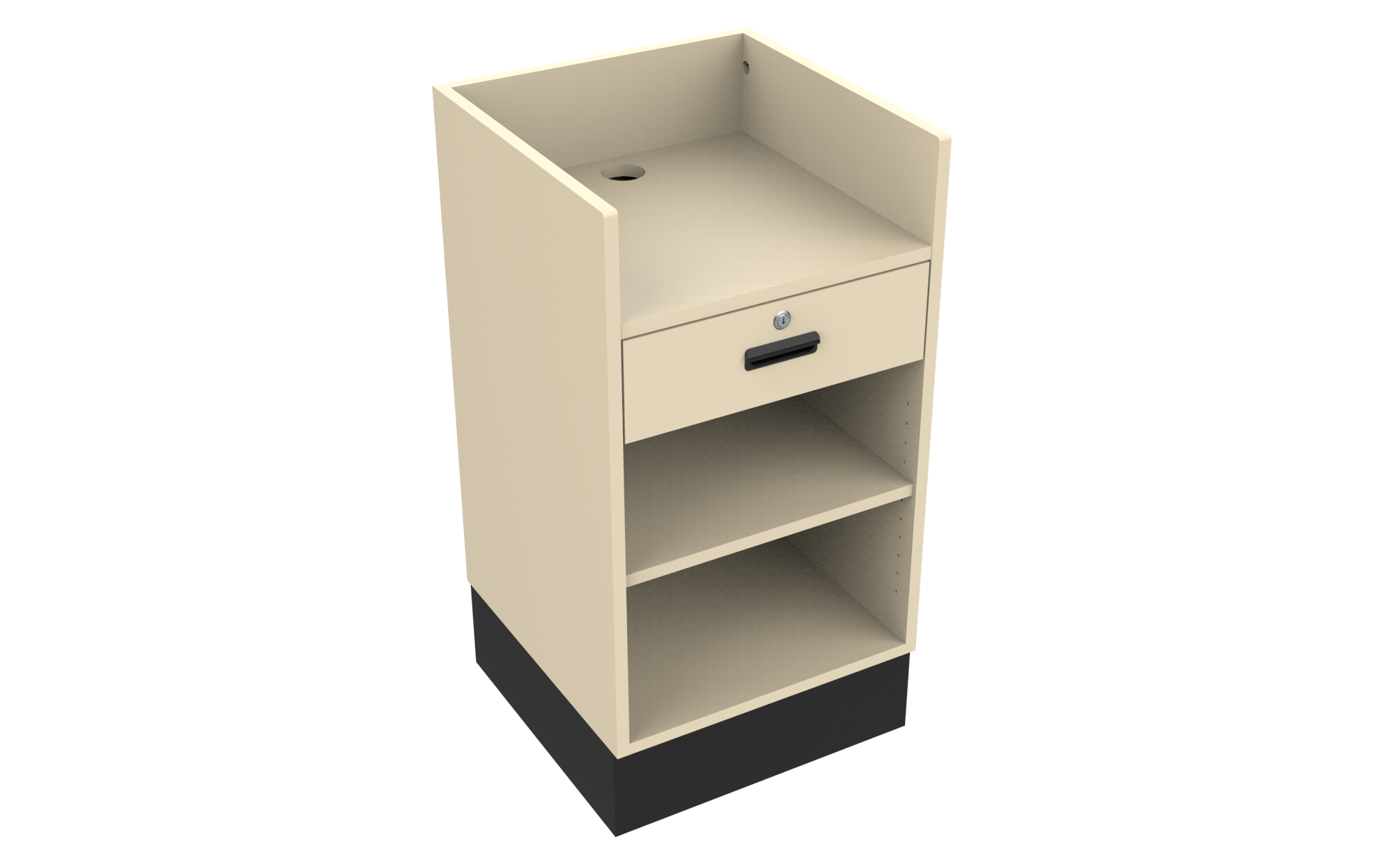 2' Sales Counter w/ Recessed Top