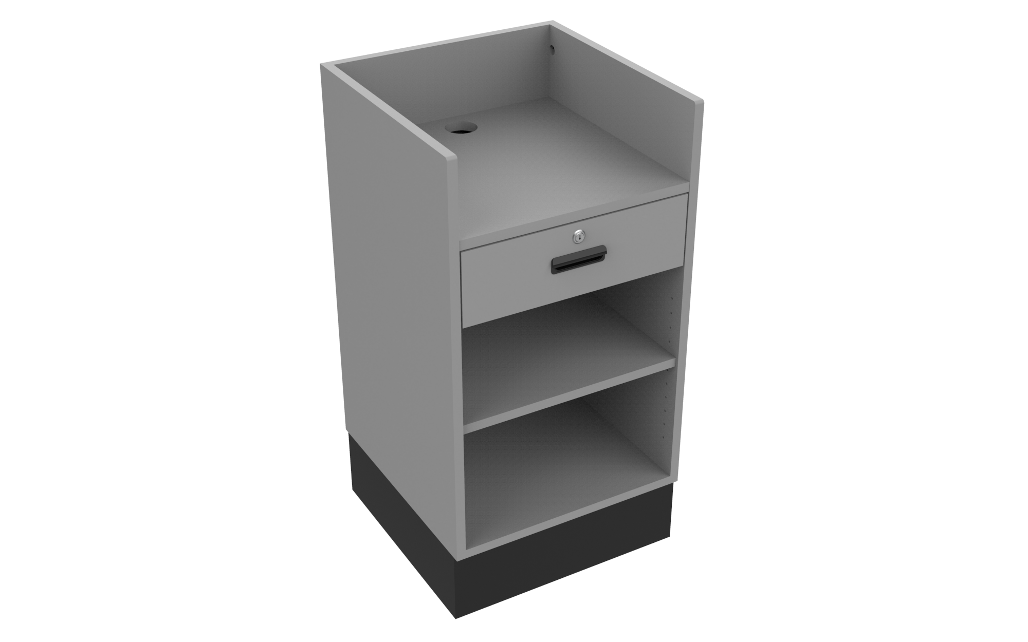 2' Sales Counter w/ Recessed Top