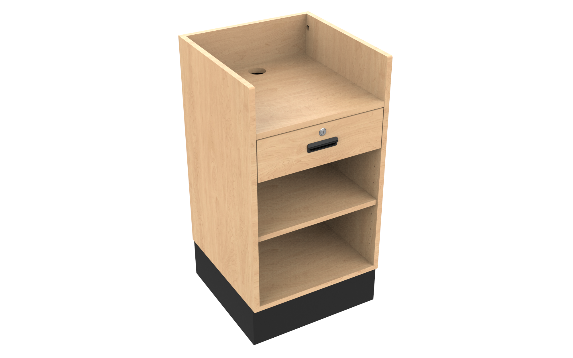 2' Sales Counter w/ Recessed Top