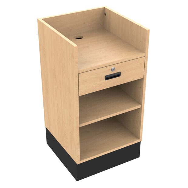 2' Sales Counter w/ Recessed Top