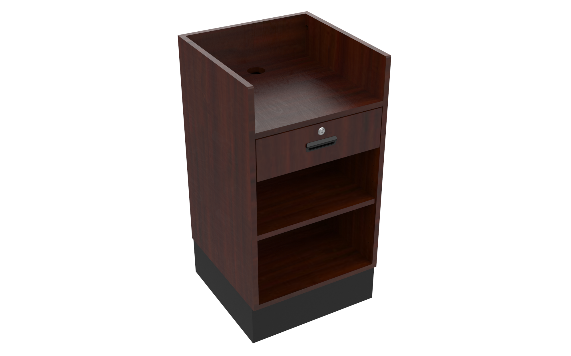 2' Sales Counter w/ Recessed Top