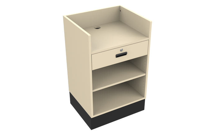 2' Sales Counter w/ Recessed Top