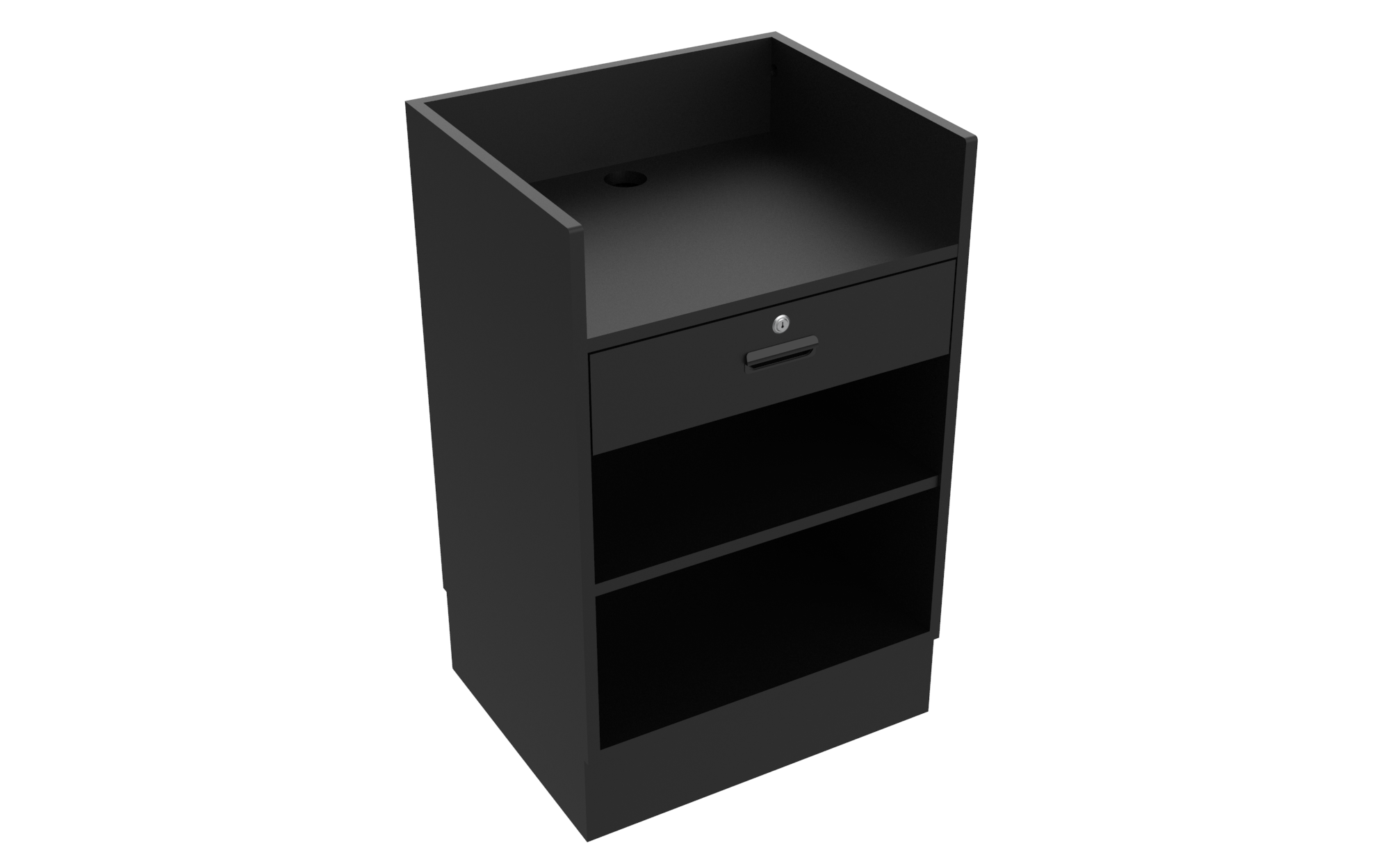 2' Sales Counter w/ Recessed Top