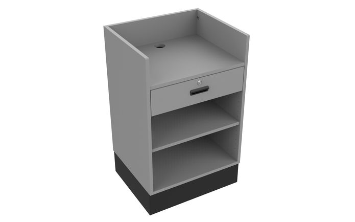 2' Sales Counter w/ Recessed Top