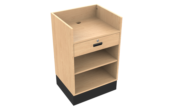 2' Sales Counter w/ Recessed Top