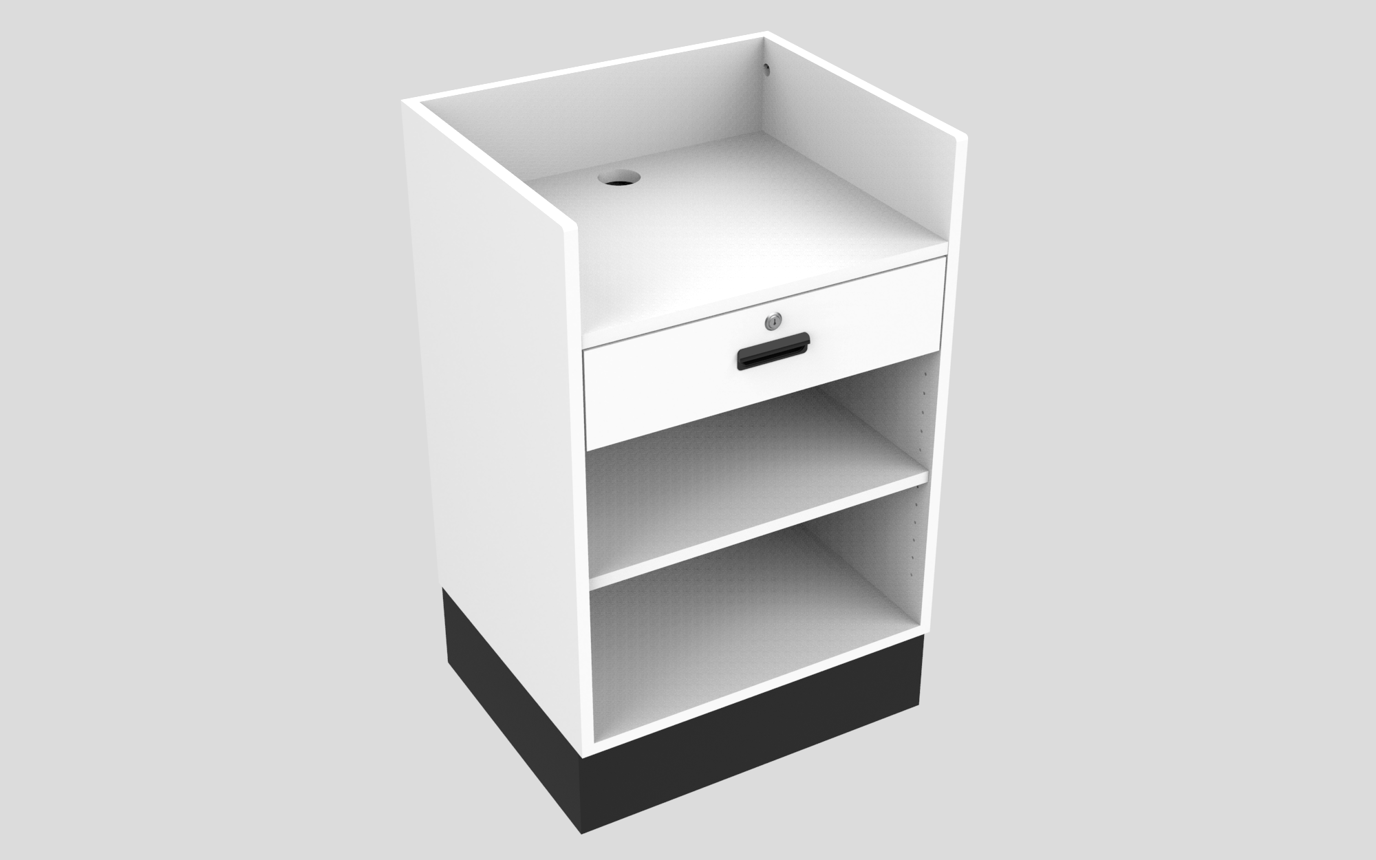 2' Sales Counter w/ Recessed Top