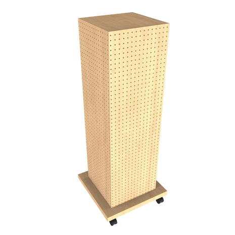 4 Sided Pegboard Tower