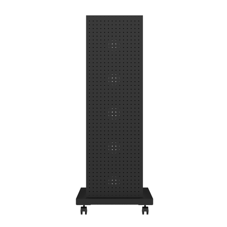 4 Sided Pegboard Tower