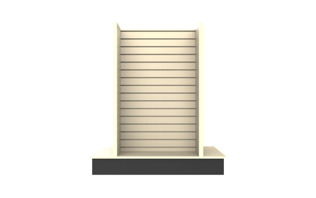 4 Sided Island Slatwall Display