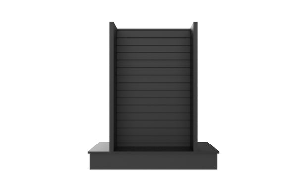 4 Sided Island Slatwall Display