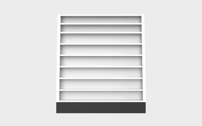 4 Sided Slatwall/Shelf Island