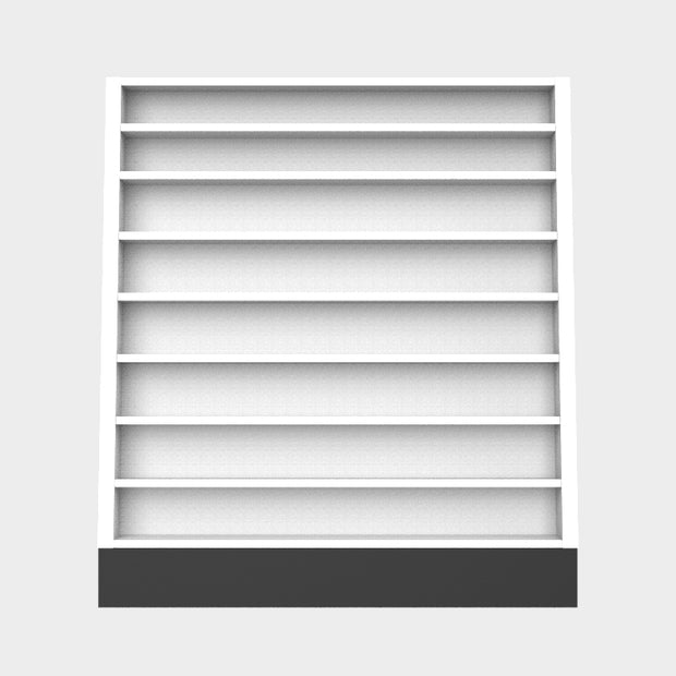 4 Sided Slatwall/Shelf Island