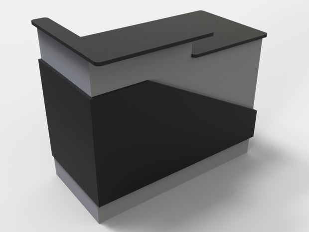 Sales Counter w/ Angled Back