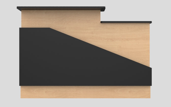 Sales Counter w/ Angled Back