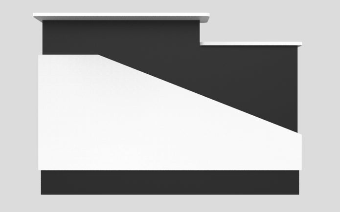 Sales Counter w/ Angled Back