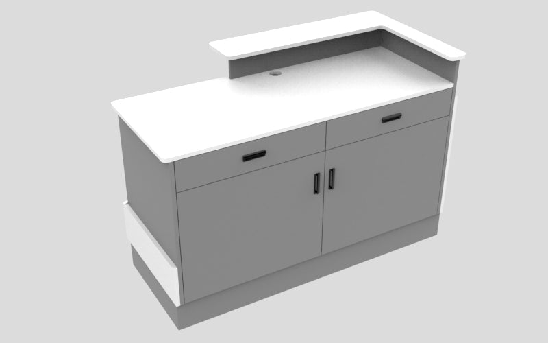 Front Sales Counter w/ Angled Back