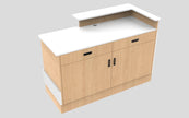 Front Sales Counter w/ Angled Back