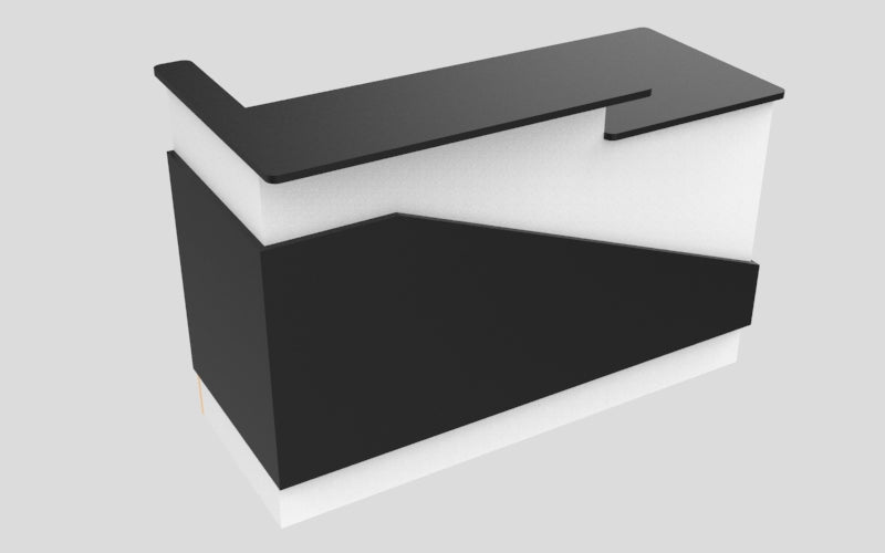 Sales Counter w/ Angled Back