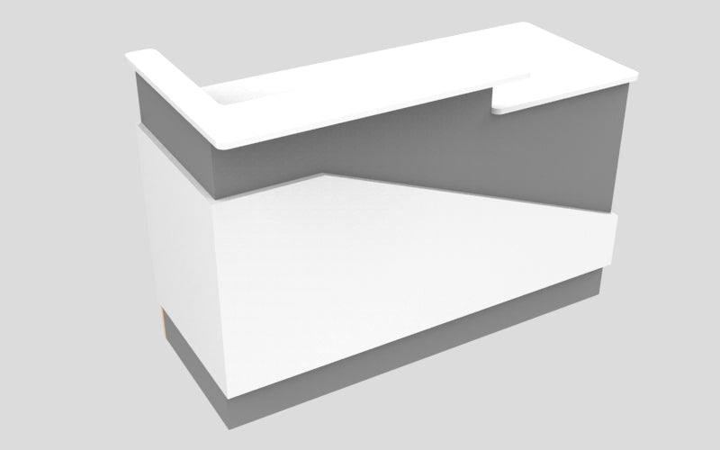 Sales Counter w/ Angled Back