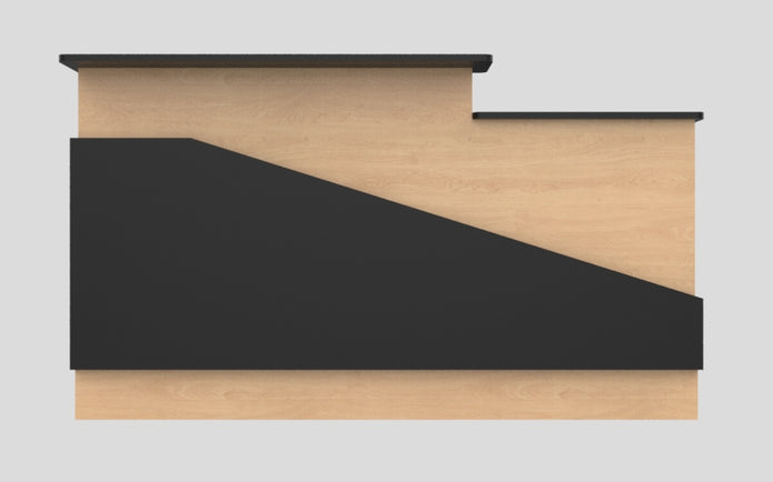 Sales Counter w/ Angled Back