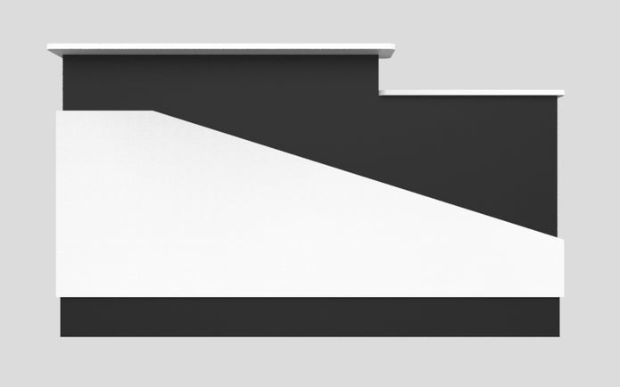 Sales Counter w/ Angled Back