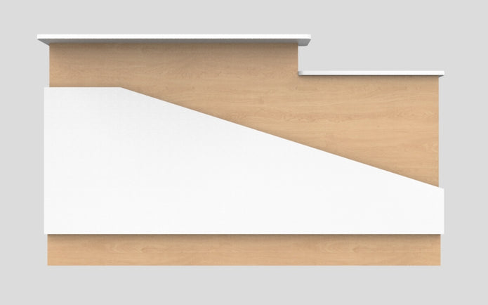 Sales Counter w/ Angled Back