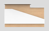 Sales Counter w/ Angled Back