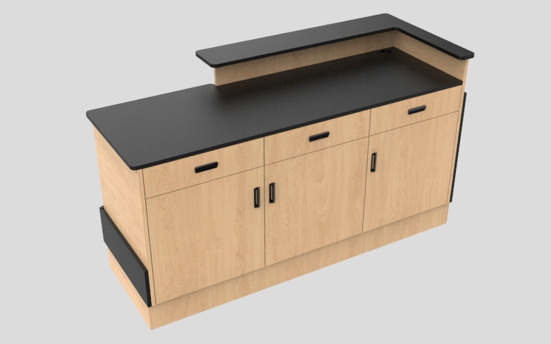 Front Sales Counter w/ Angled Back