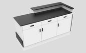 Front Sales Counter w/ Angled Back