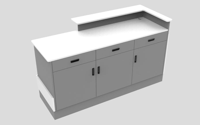 Front Sales Counter w/ Angled Back