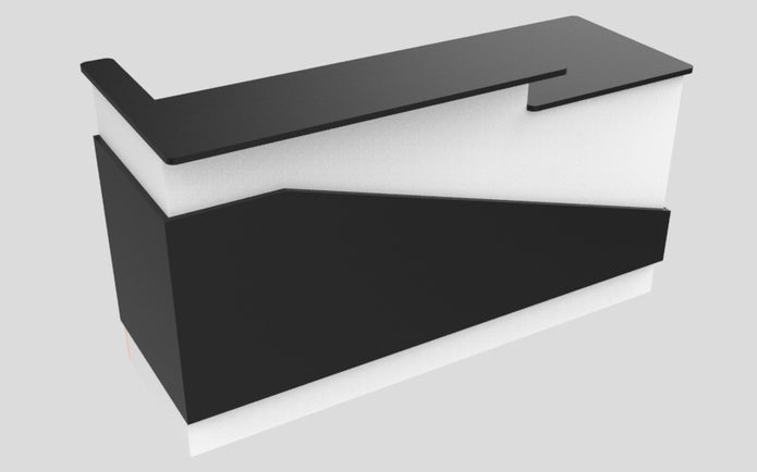 Sales Counter w/ Angled Back