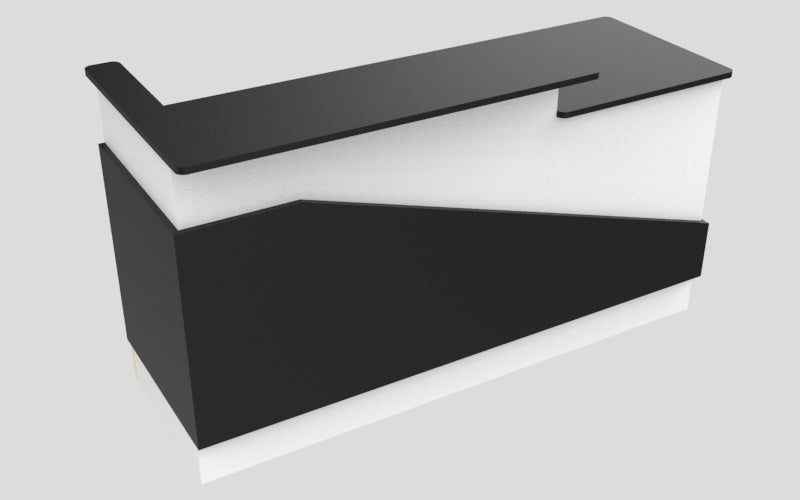 Sales Counter w/ Angled Back